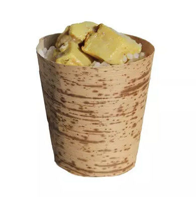 Natural Bamboo Food Disposable Dessert Cups For Catering And Home